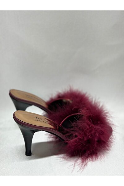 MOD10 Feather bridal drawing slippers