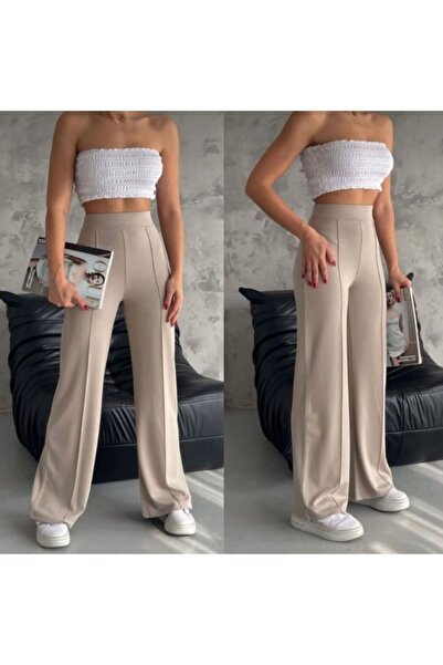 Om Wide Modal pants with a seam on the leg, comfortable and elegant