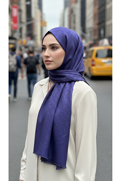 Bonjela Jacquard Floral Print Scarf – Lightweight , Non-Slip , Modern Hijab S...