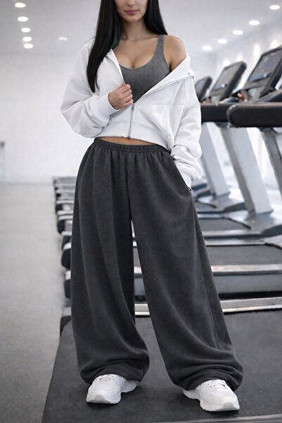 BSBSPOR Baggy Spor Rahat Kalıp Lastikli Düz Paça Kolay Kombinlenebilir Model ...