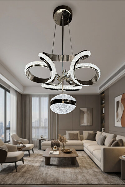 G-Light Dron Simli Modern Sarkıt 3 Renk Led Avize