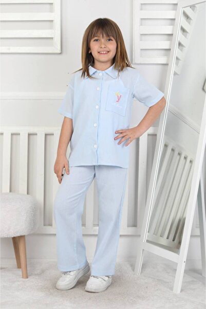 Erzani Kids Girl's Shirt, Tank Top, Pants Summer 3-Piece Combination Set