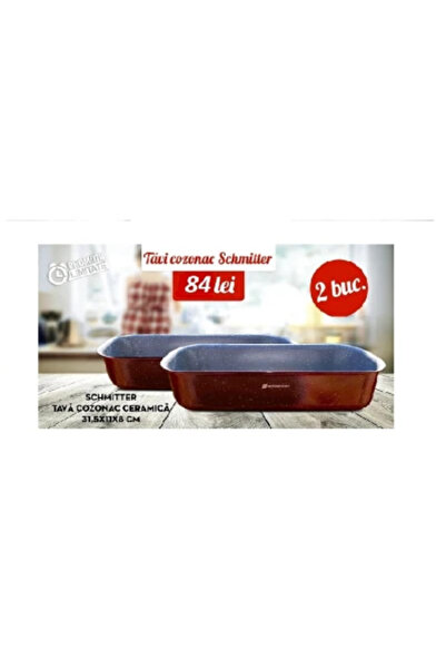 SCHMITTER Pack of 2 Ceramic Loaf Pans 31.5X11X8CM TC 340.31