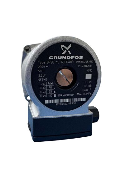 Grundfos UPS 15-60 110W 3 Devirli Klemensli Sirkülasyon Pompası