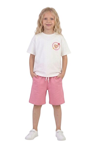 ERDEM KIDS Set dublu pentru fete Heart cu imprimeu cu două fire P bumbac u, s...