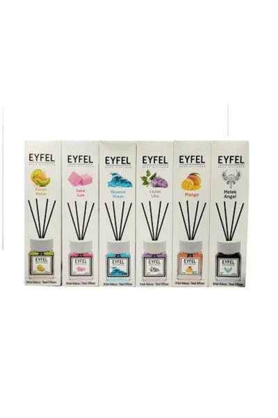 Eyfel Pachet de parfumuri de cameră cel mai bine vândut 6 x 120 ml