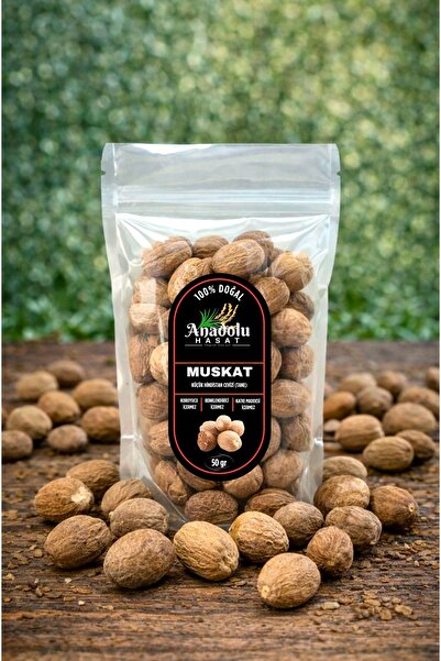 Bayguru Muskat 50 Gr Tane Hindistan Cevizi Doğal Katkısız Baharat