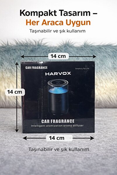 HARVOX RGB ışık efektleri araç kokusu. Aromaterapi özelliği ile aracını bamba...