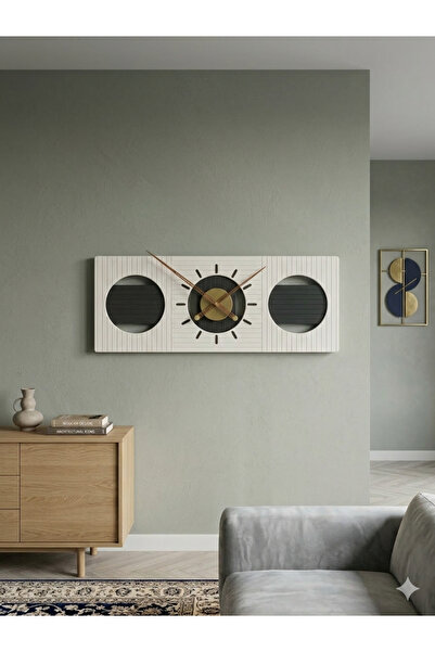 SERENGETI ART TOKYO AHŞAP SALON DUVAR SAATİ QUARTZ ULTRA SESSİZ MEKANİZMA 30 ...