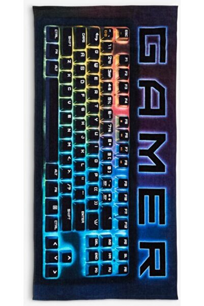 RootRise Gamer Gold Bath Towel Gamer 70X140