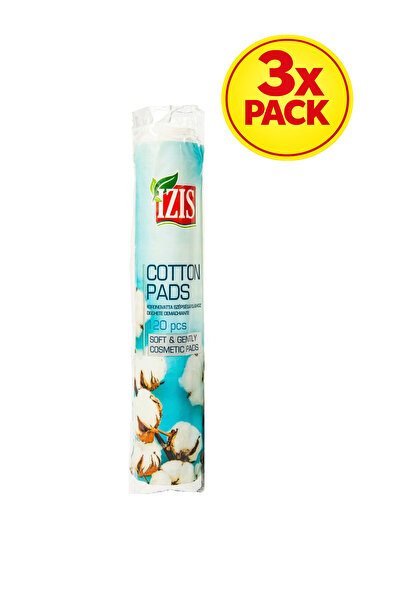 royal led 3x PACK Izis Makeup Remover Pads, 120 pcs