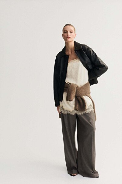 H&M Lace-trimmed slip dress