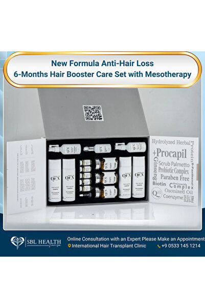 MUST DE QEN 6-Month Professional Hair Growth & Anti-Hair Loss System – Mesoth...