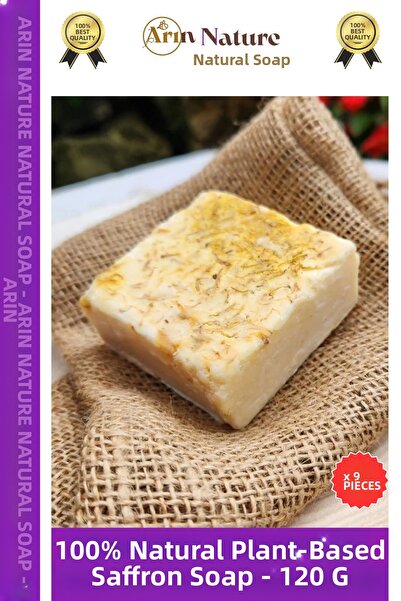 Carlburn # صابون الزعفران العشبي الأصلي 100% طبيعي وذو رائحة جميلة للشعر والو...