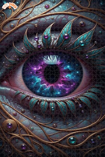 Esranın Dünyası Universal Eye-Catching Digital Art Double-Layer Framed Wooden...