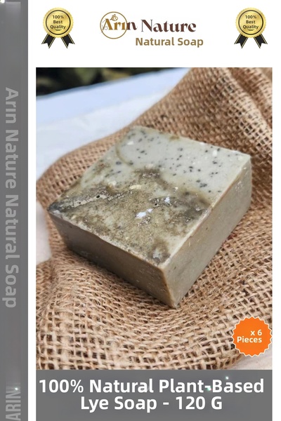 Carlburn # صابون الطين 100% طبيعي برائحة جميلة للوجه والشعر والجسم، صابون الط...