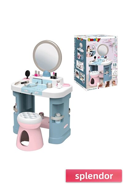 esplendor طقم تصفيف شعر للأطفال مكون من 15 قطعة مع طاولة مكياج