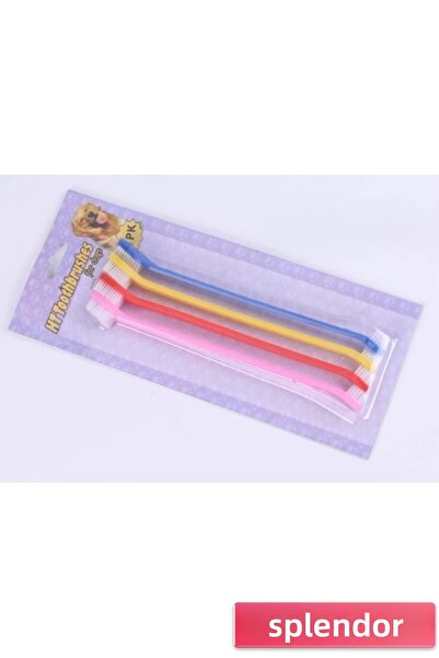 esplendor Double-Sided Animal Toothbrush Set of 4