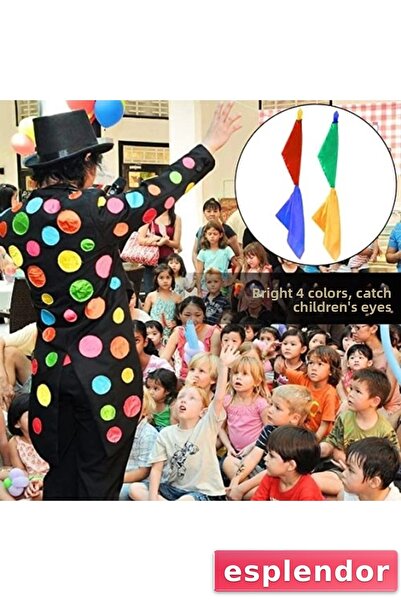esplendor لعبة الخدعة السحرية للمنديل السحري المتغير اللون