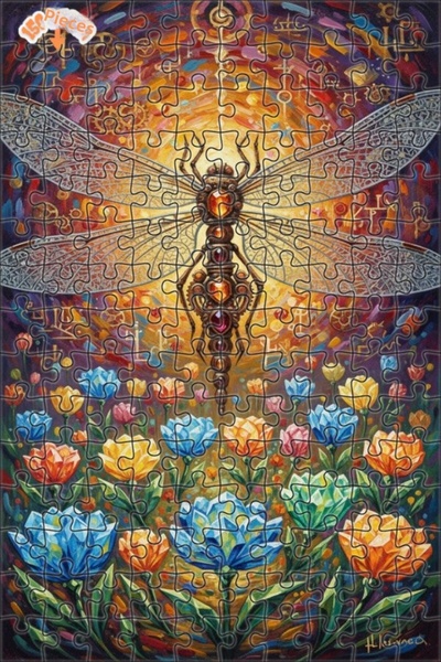 Esranın Dünyası Mysterious Reflections Steampunk Bumblebee Double-Layer Frame...