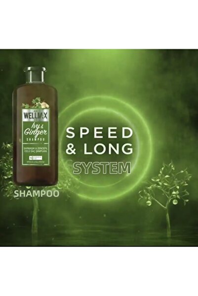 Wellmax Ivy & Ginger Extract Shampoo 500 ml – Strengthening Hair Care Shampoo That Supports Hair Growth