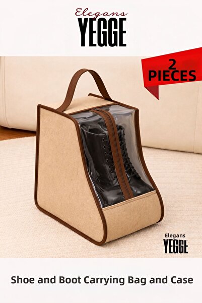 YEGGE 2 ΤΕΜ. Τσάντα αποθήκευσης παπουτσιών - Θήκη για μπότες και παπούτσια, Ο...