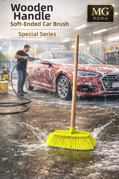 VENON معبأ في صندوق ❤️   مجموعة مقابض خشبية ❤️   فرشاة تنظيف حمام السيارة وال...