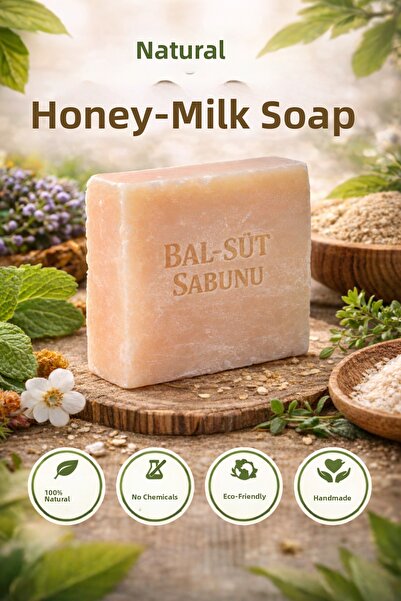 P&B NATUREL صابون حليب العسل الطبيعي 110 جرام