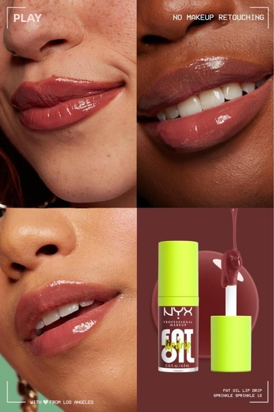 NYX Professional Makeup Fat Oil Lip Drip Gloss Lip Oil - Sprinkle Sprinkle