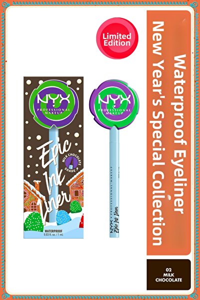 NYX Professional Makeup مجموعة خاصة للعطلات من قلم تحديد العيون كاندي سويرل –...