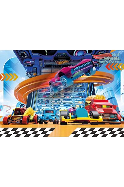 Clementoni Puzzle Clementoni Hot Wheels Let's Race Puzzle 104 Piese 25777