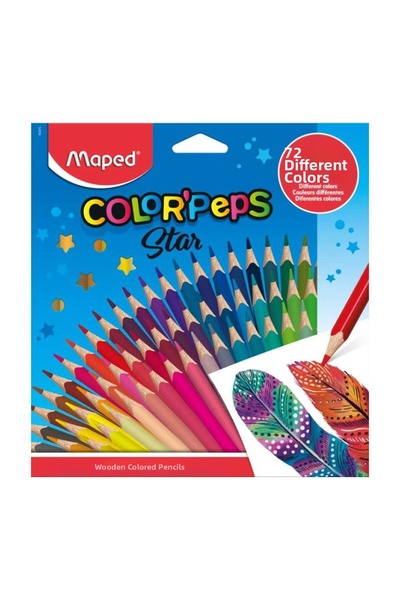 Maped مجموعة الطلاء الجاف Colorpeps مكونة من 72 قطعة - 832072