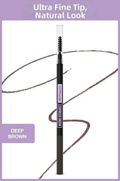 Maybelline New York Sprâncene Express Ultra Slim Kaş Kalemi - 05 Deep Brown