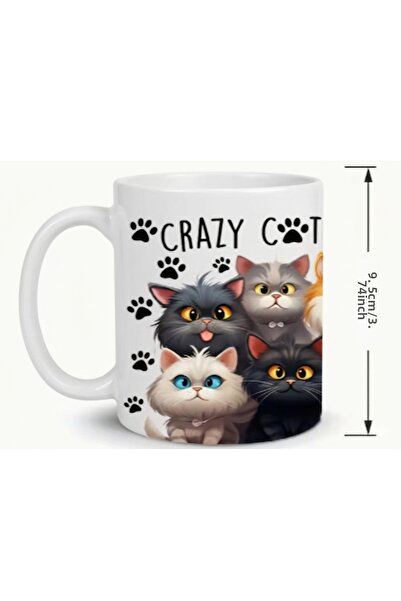 MARNELLO CONSEPT Modern Animal Porcelain Mug - Cute Cats