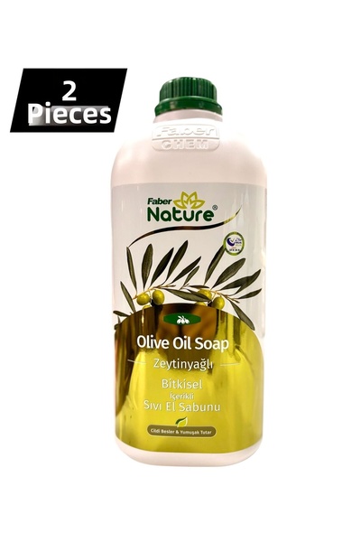 Naturex Faber Herbal Olive Oil Liquid Hand Soap 2.5Lt * 2 Pieces