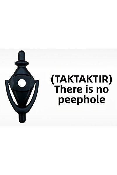 HOMDEP Steel Door Lock - Black - Taktak Only - Black-Simply Taktak-