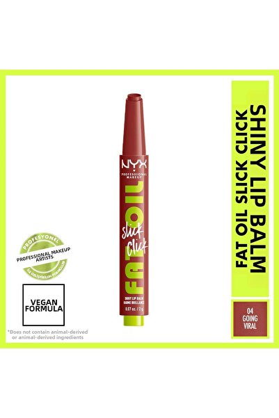 NYX Fat Oil Slick Click Gloss Lip Balm 04 Going Viral