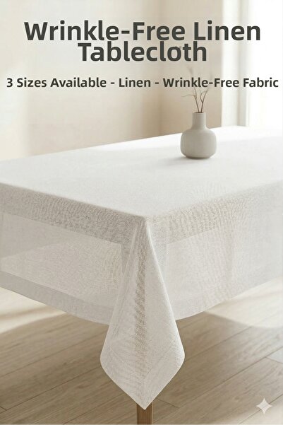 atak by atak home collection Τραπεζομάντηλο από λινό με γκλίτερ Etamin Dertsi...