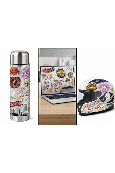 Limitless Design ملصق جداري مزخرف بتصميم لاس فيغاس والكازينو - ملصق جداري مزخ...