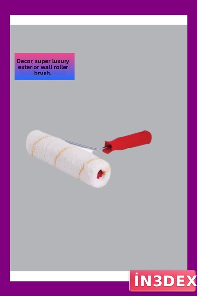 İN3DEX مجموعة رولات الطلاء الدقيقة 5 قطع للجدران والأسقف