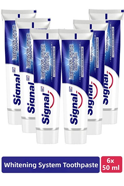 Signal Whitening System Toothpaste 50 ml X 6 Pieces