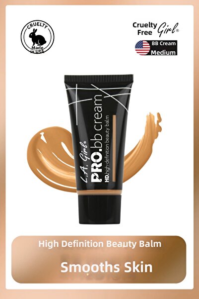 L.A. Girl Hd Pro Bb Cream – Bb Cream with Smoothing Effect # Medium - Gbb945