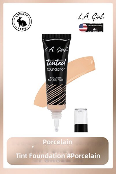 L.A. Girl Tinted Foundation - Natural Finish and Moisturizing Tinted Foundati...