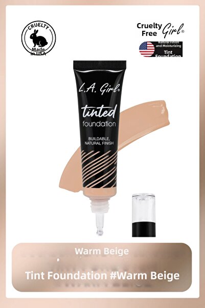 L.A. Girl Tinted Foundation - Natural Finish and Moisturizing Tinted Foundati...