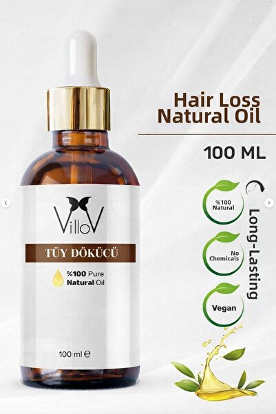 Villov زيت أساسي لإزالة الشعر، زيت أساسي طبيعي مستخلص على البارد وعشبي من بيض...