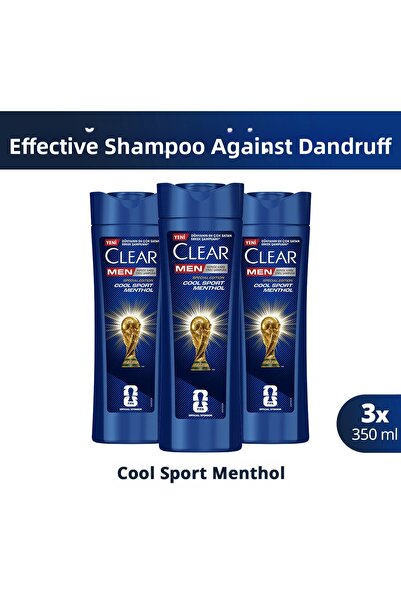 Clear Șampon Cool Sport Menthol - eficient împotriva mătăsii pentru bărbați, ...