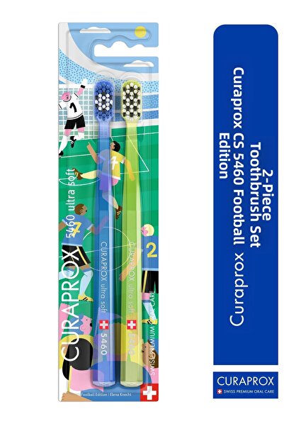 Curaprox Cs 5460 Football Edition Toothbrush 2-Pack