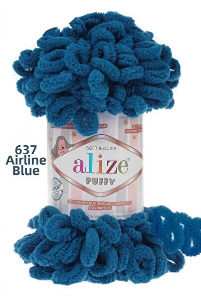 Alize Puffy Hand Knitting Yarn (with Large Loop)