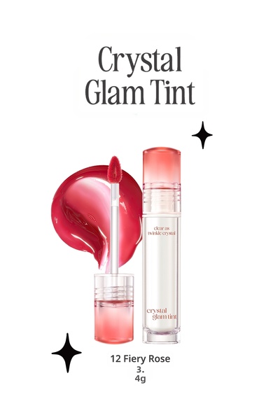 CLIO 12 لون لامع كريستالي من فيوري روز كليو - لون لامع مكثف لا يمنع الالتصاق