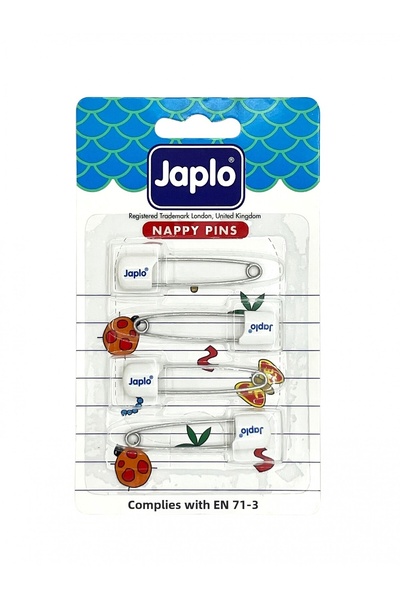 Japlo Safety Jaw Needle 4-Pack - White